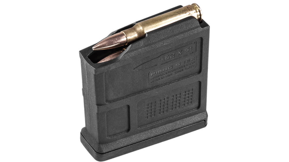 Magpul Industries PMAG 5 7.62 AC - AICS Short Action 7.62X51mm NATO, Black MAG549-BLK