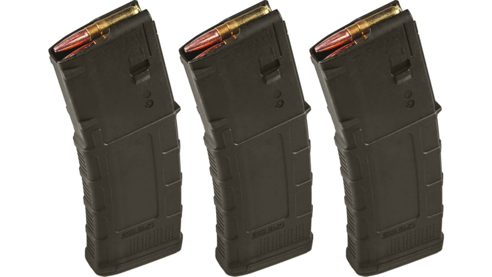 Magpul Industries PMAG GEN M3 AR-15 .300 Blackout 30 Round Rifle Magazine, Olive Drab Green, 3-Pack