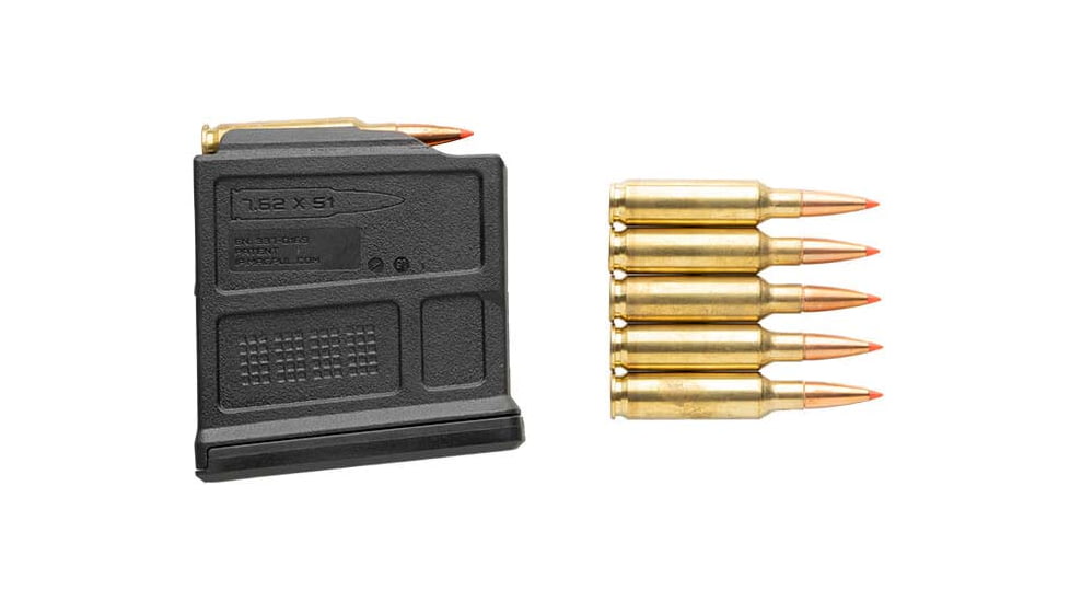 Magpul Industries PMAG Magazine, Sig Cross 7.62x51mm /.308 Winchester, 5-Round, Black, MAG1168-5RD