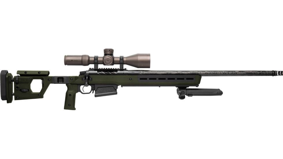 Magpul Industries Pro 700L Rifle Chassis, Fixed Stock, Remington 700 Long Action, Olive Drab Green 250-030-086