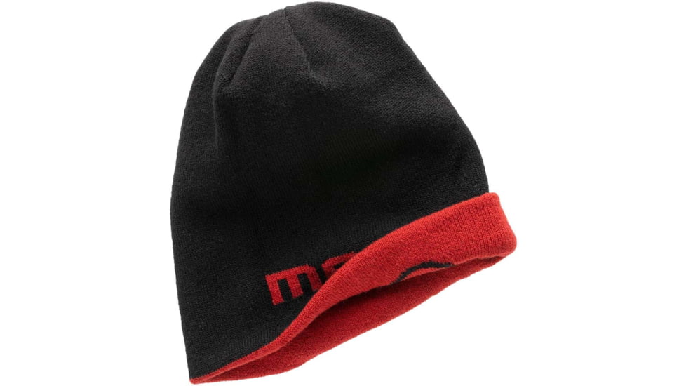Magpul Industries Reversible Icon Beanie, Black/Red, One Size, MAG1299-003