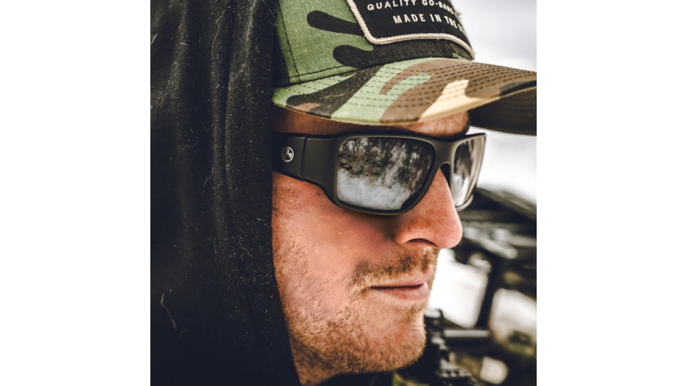 Magpul Industries Rift Shooting Glasses, Black Frame, Gray Lens, MAG1126-0-001-1100