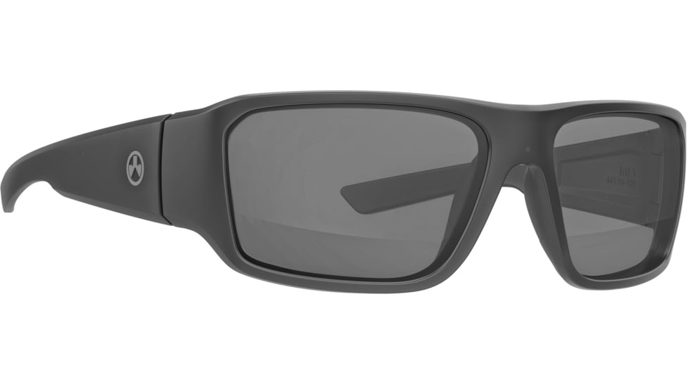 Magpul Industries Rift Shooting Glasses, Black Frame, Gray Lens, MAG1126-0-001-1100