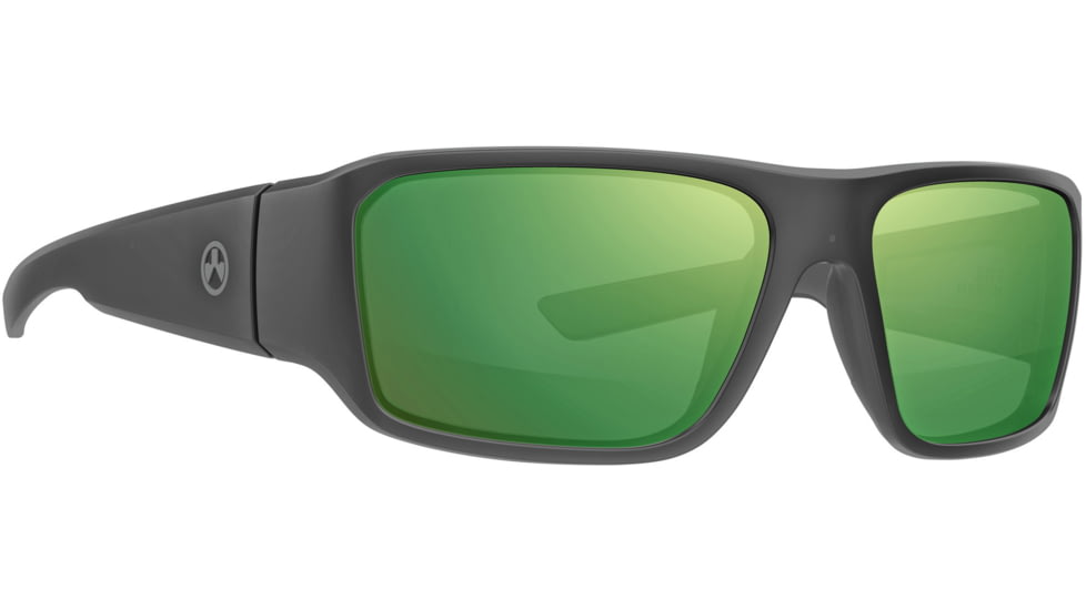 Magpul Industries Rift Shooting Glasses, Black Frame, Violet Lens/Green Mirror, MAG1126-1-001-4050