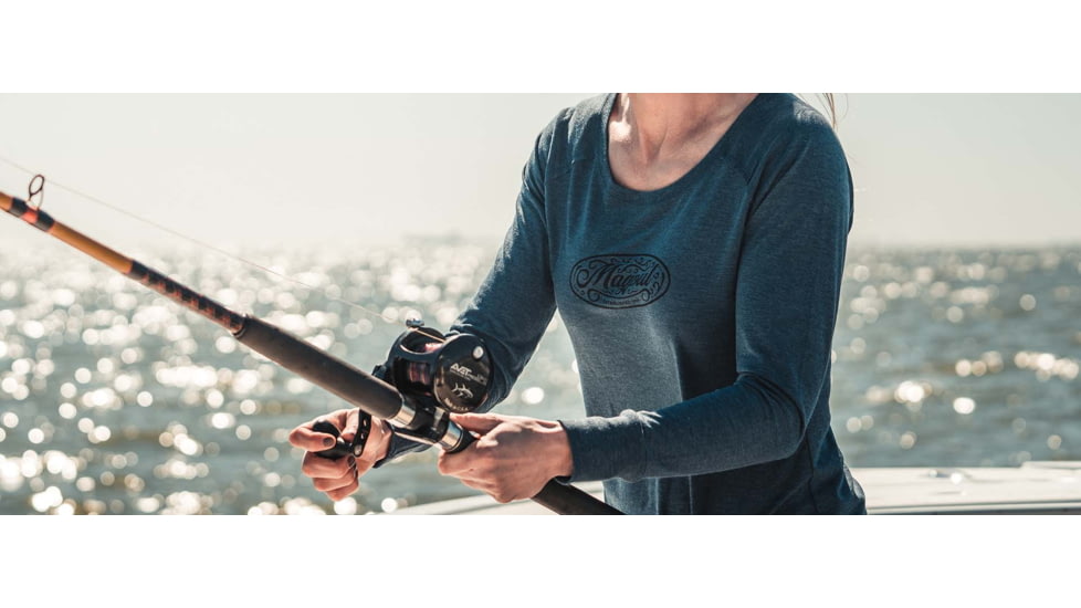 Magpul Industries Rodeo Long Sleeve T-Shirt - Womens, Navy, Large, MAG1230-411-L