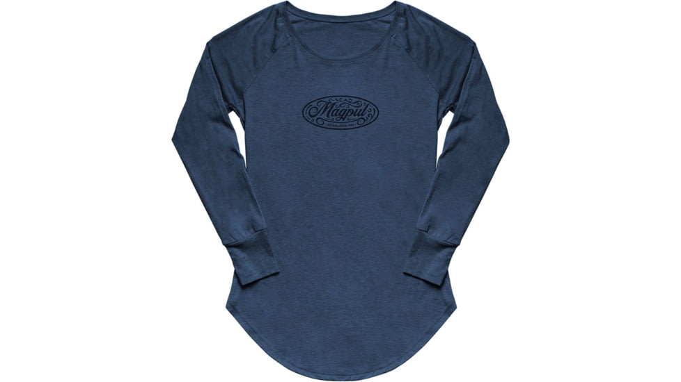 Magpul Industries Rodeo Long Sleeve T-Shirt - Women's, Navy, Large, MAG1230-411-L