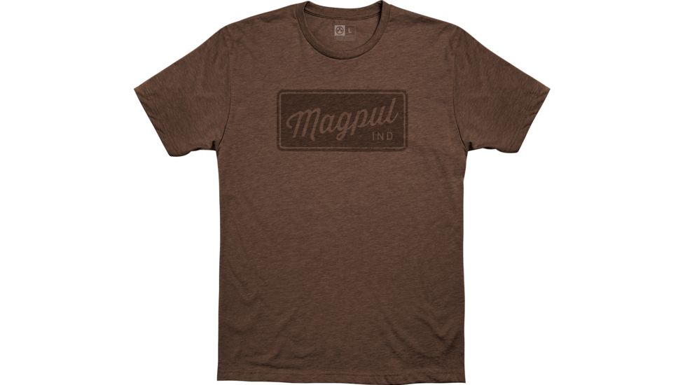 Magpul Industries Rover Block CVC T-Shirt, Brown Heather, XL, MAG1116-203-XL