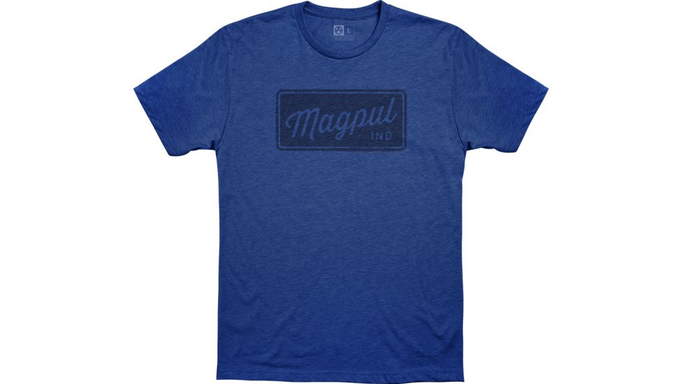 Magpul Industries Rover Block CVC T-Shirt, Royal Heather, 3XL, MAG1116-424-3XL