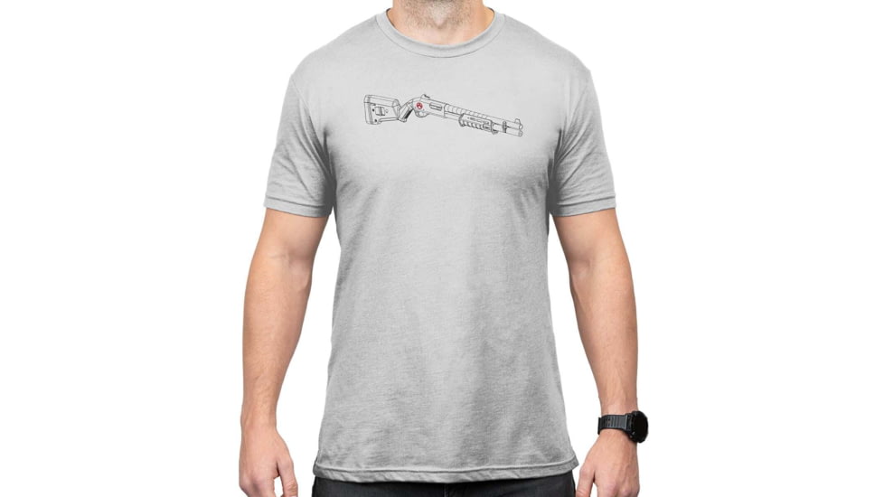 Magpul Industries SGA Blueprint T-Shirt - Men's, Stone Gray Heather, Short Sleeve, Large, MAG1278-041-L