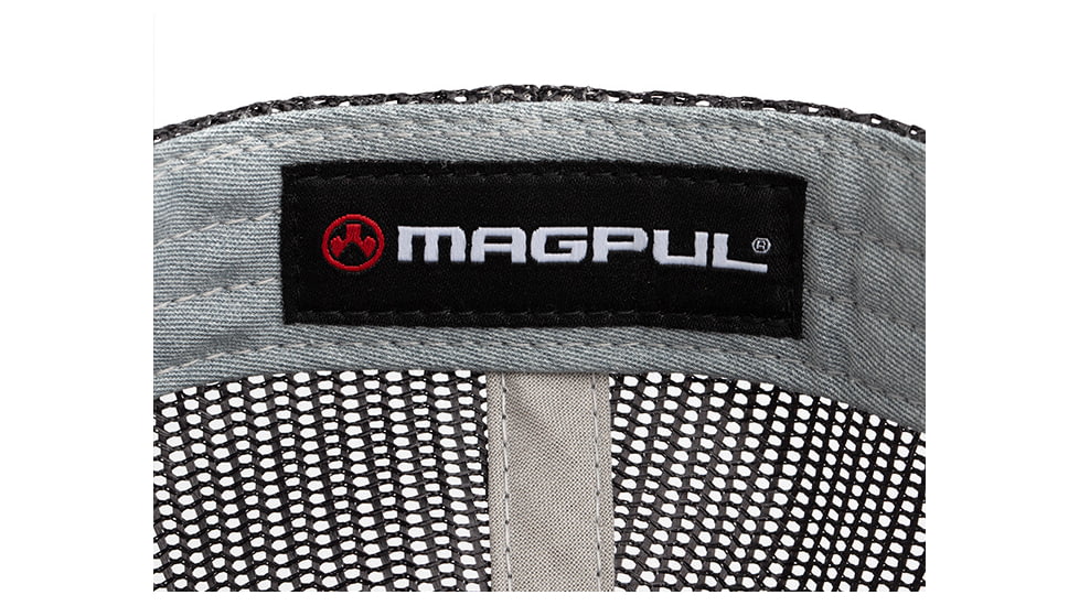 Magpul Industries Standard Leather Patch Trucker Hat, Navy, One Size, MAG1212-410