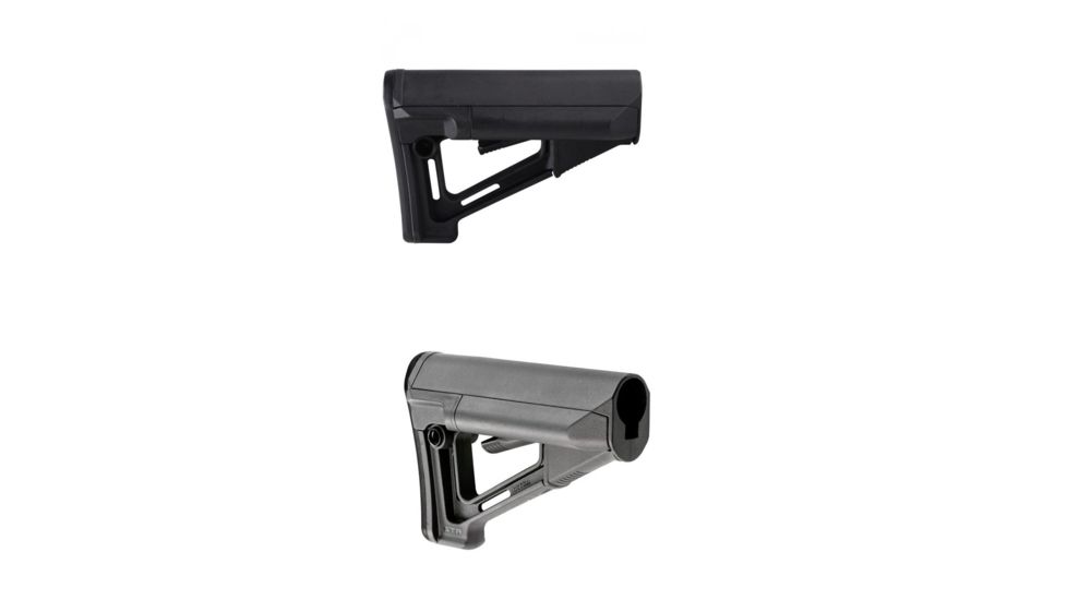 Magpul Industries STR Rifle Stock, Fits AR-15/M4, Commercial-Spec, Black, Gray