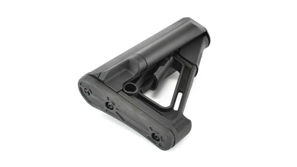 Magpul Industries STR Rifle Stock w/Storage, Fits AR-15/M4, Mil-Spec, Black MAG470BLK