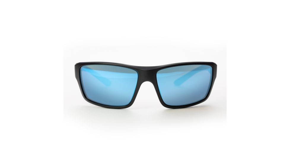 Magpul Industries Summit Sunglasses w/Polycarbonate Lens, Matte Black Frame, Bronze Lens w/ Blue Lens Mirror 250-028-022