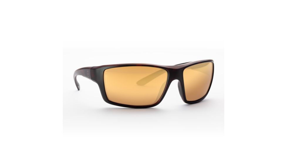 Magpul Industries Summit Sunglasses w/Polycarbonate Lens, Tortoise Frame, Bronze Lens w/ Gold Lens Mirror, P 250-028-029