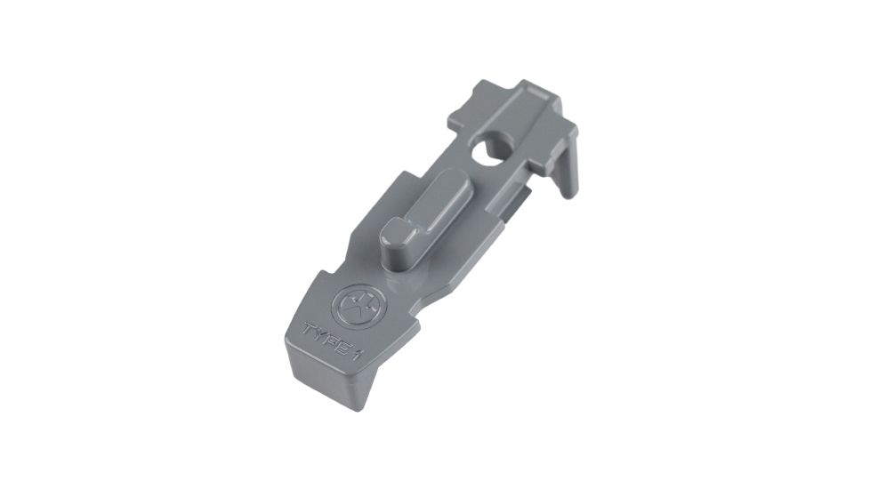 Magpul Industries Tactile Lock-Plate Type 1 Single Ridge, 5 Pack, Grey 1039424