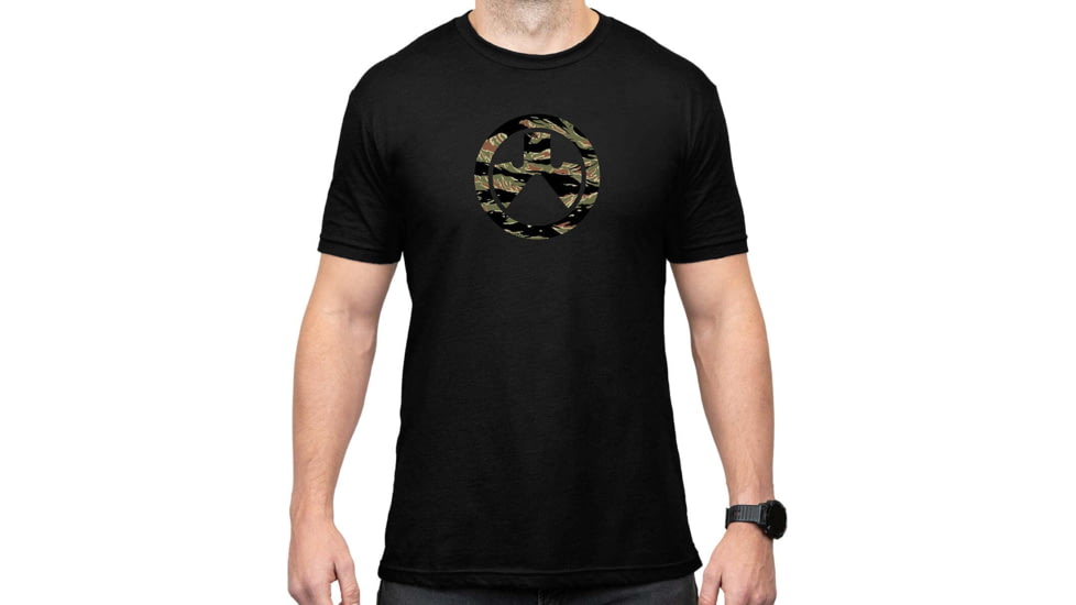 Magpul Industries Tiger Stripe Icon T-Shirt - Men's, Black, Medium, MAG1292-001-M