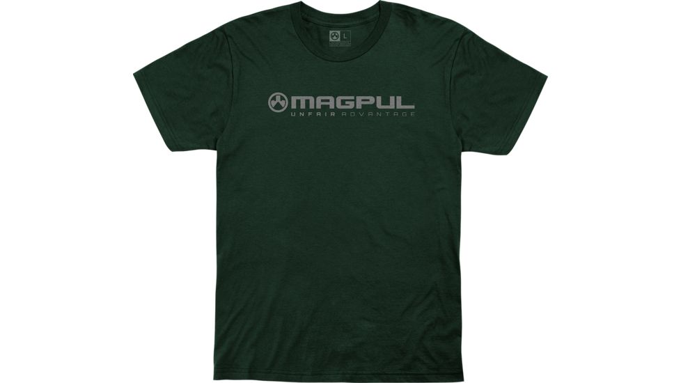 Magpul Industries Unfair Advantage Cotton T-Shirt, Forest Green, XL, MAG1114-301-XL