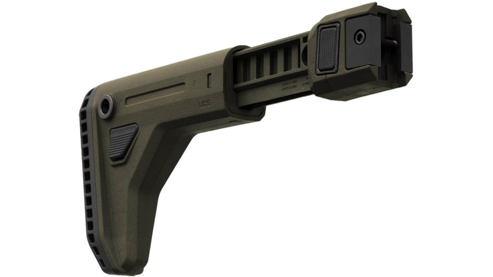 Magpul Industries Universal Carbine Stock, Fits 1913 Picatinny Rail, Side Folding, Adjustable Length of Pull, Matte Finish