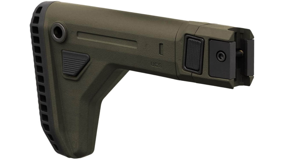 Magpul Industries Universal Carbine Stock, Fits 1913 Picatinny Rail, Side Folding, Adjustable Length of Pull, Matte Finish