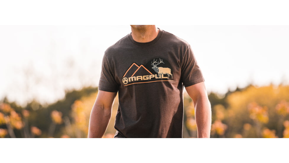 Magpul Industries Wapiti Short Sleeve Shirt - Mens, Brown Heather, Small, MAG1234-203-S