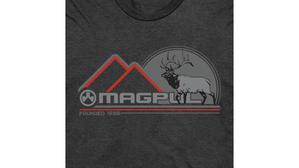 Magpul Industries Wapiti Short Sleeve Shirt - Mens, Charcoal Heather, Small, MAG1234-011-S