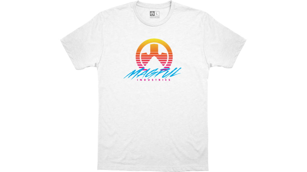 Magpul Industries Brenten CVC T-Shirt, Men's, White, Large, MAG1134-100-L