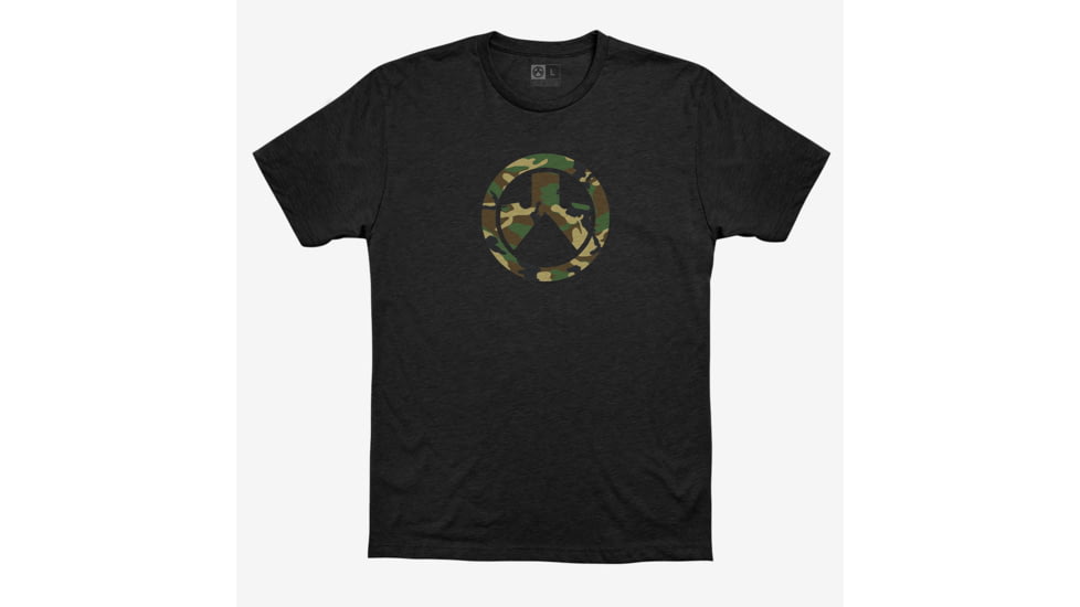 Magpul Industries Woodland Camo Icon CVC T-Shirt, 3XL, Black, MAG1172-001-3XL