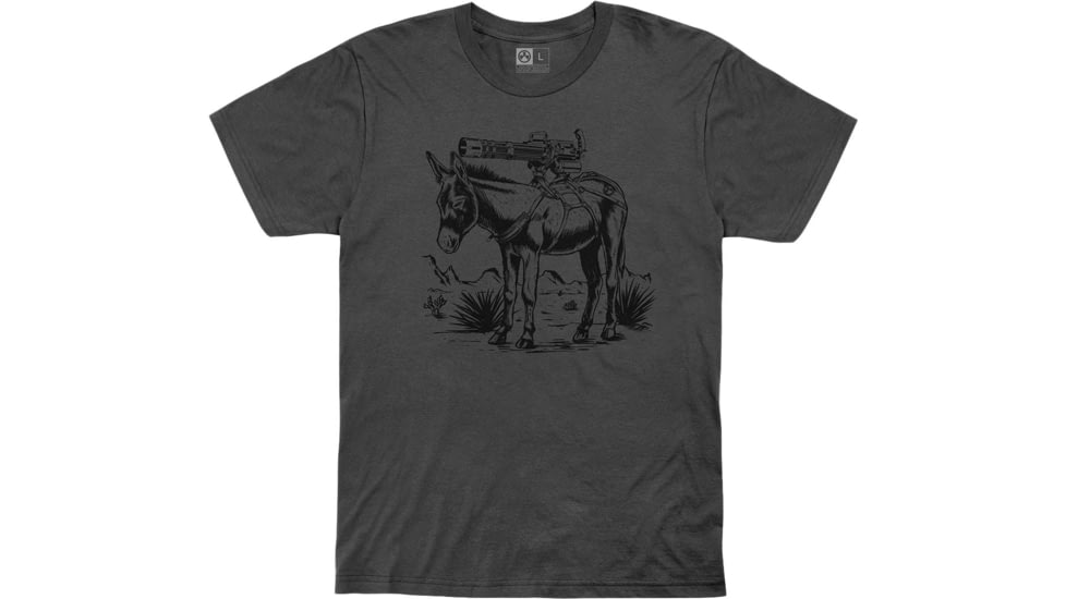 Magpul Burro Cotton T-Shirt - Men's, Charcoal Gray, 2XL, MAG1190-010-2X