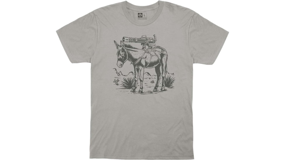 Magpul Burro Cotton T-Shirt - Men's, Silver, 3XL, MAG1190-040-3X