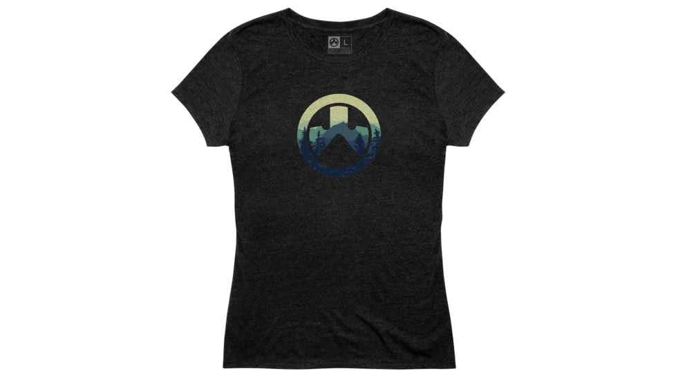 Magpul Industries Cascade Icon Logo CVC T-Shirt, Medium, Black, MAG1193-011-M