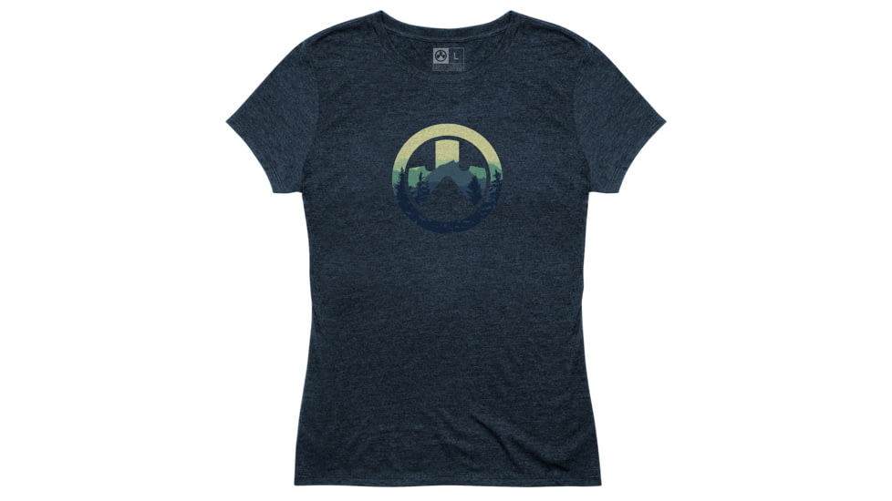 Magpul Industries Cascade Icon Logo CVC T-Shirt, 2XL, Navy, MAG1193-411-2XL