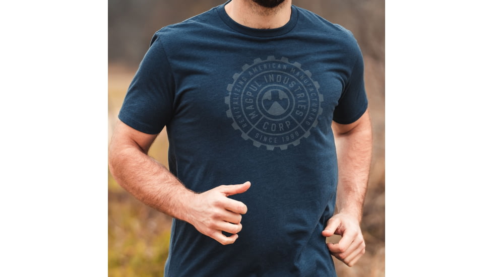 Magpul Manufacturing Blend T-Shirt - Men's, Navy, 2XL, MAG1202-411-2X