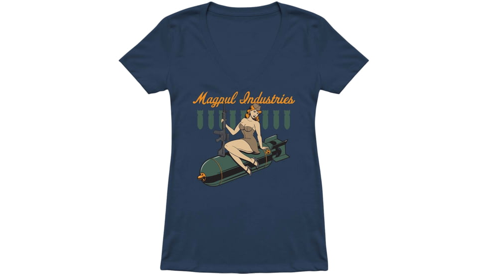 Magpul Bombshell Blend T-Shirt - Women's, Indigo, Small, MAG1210-470-S