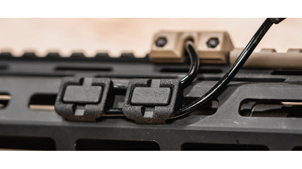 Magpul Industries Wire Control Kit M-LOK For M-LOK Rails, Polymer, Black, MAG1296-BLK 