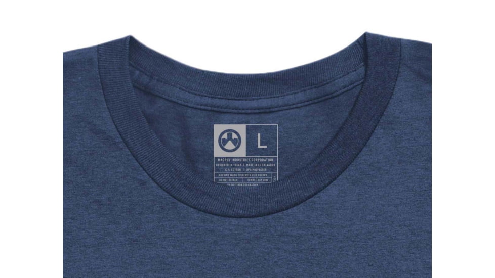 Magpul Industries Drum Hog T-Shirt- Mens, Indigo Heather, 2XL, MAG1310-418-2X