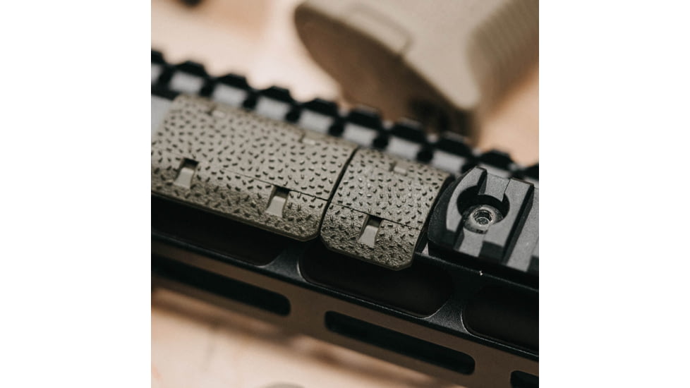Magpul M-LOK Rail Covers, Type 2 Half Slot, OD Green, MAG1365-ODG