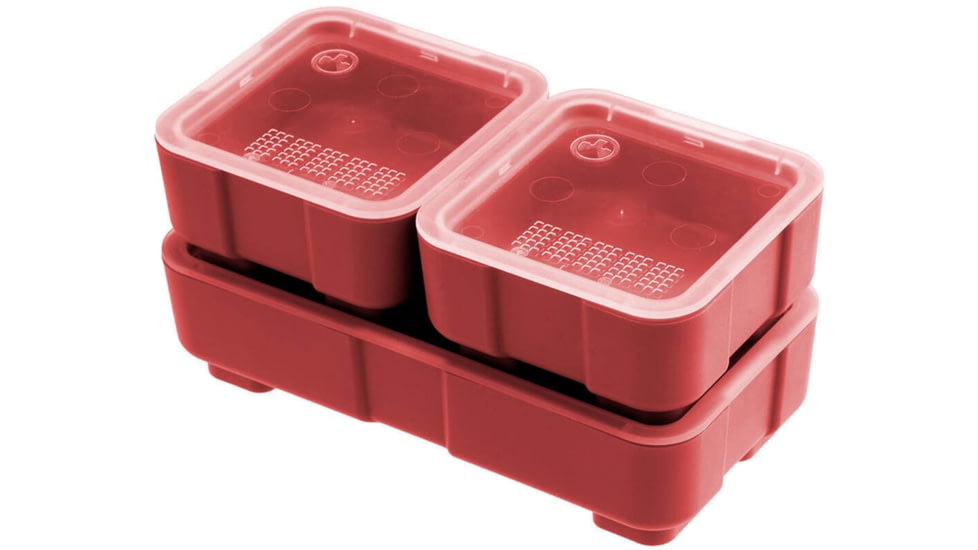 Magpul Industries DAKA 2x2 &amp; 2x4 Bins, Matte, Red, MAG1389-RED