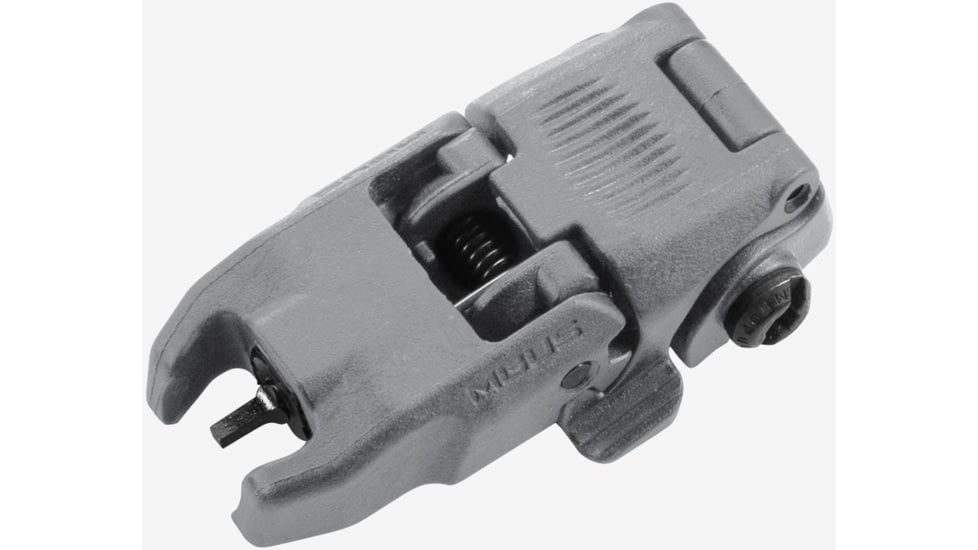 Magpul MBUS Front Flip-Up Back Up Sight Gen 2, Fits Picatinny, Grey MAG247GRY