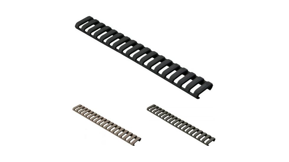 Magpul Mil-Spec 1913 Picatinny Ladder Rail Protector, Black, Flat Dark Earth, OD Green