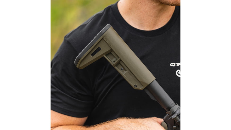 Magpul Magpul MOE TR Mil-Spec AR10/AR15/M4/M16/M110/SR25 Carbine Stock, OD Green, MAG1444ODG