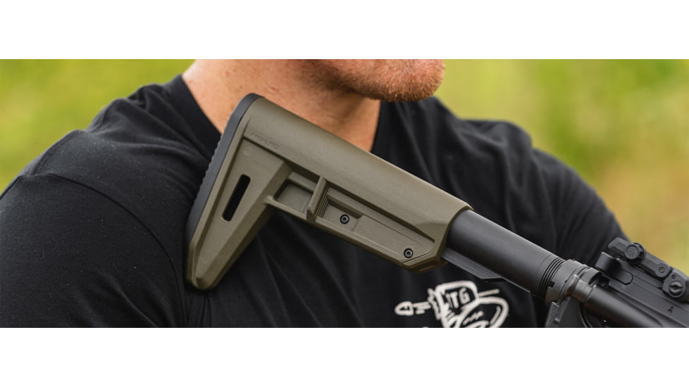 Magpul Magpul MOE TR Mil-Spec AR10/AR15/M4/M16/M110/SR25 Carbine Stock, OD Green, MAG1444ODG