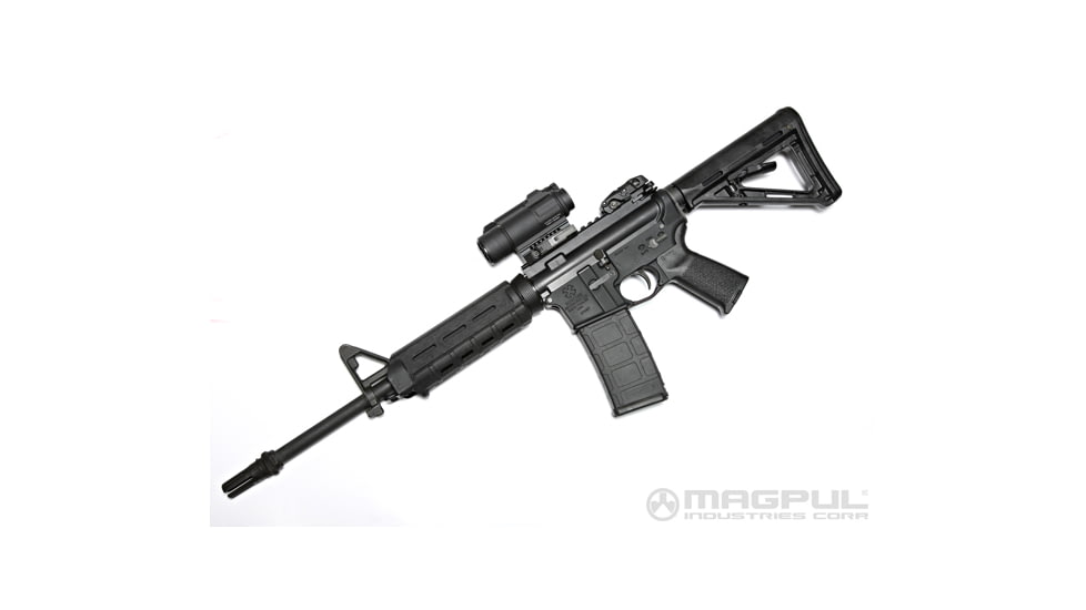 Magpul Industries MAG418/419/440 MOE AR-15 Handguard, Carbine Length, 7.12 inch, Black, MAG440BLK
