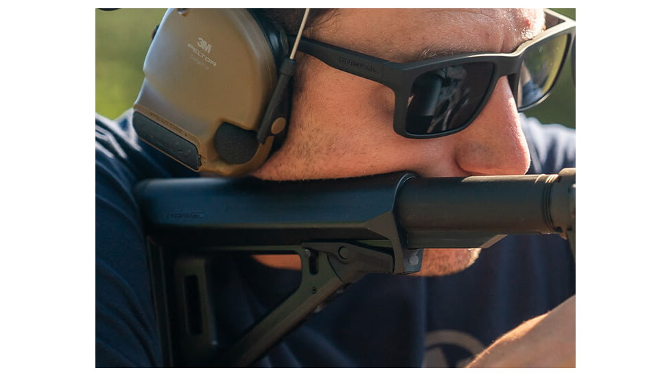 Magpul MOE RL Mil-Spec AR10/AR15/M4/M16/M110/SR25 Carbine Stock, Black, MAG1440BLK