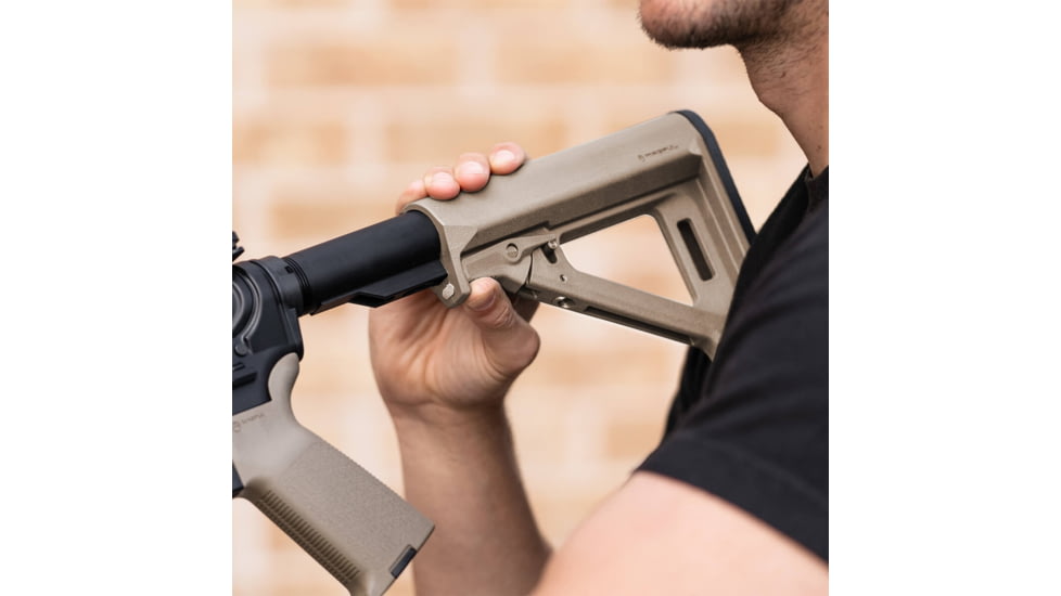 Magpul MOE RL Mil-Spec AR10/AR15/M4/M16/M110/SR25 Carbine Stock, FDE, MAG1440FDE