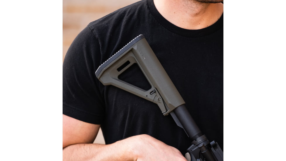 Magpul MOE RL Mil-Spec AR10/AR15/M4/M16/M110/SR25 Carbine Stock, OD Green, MAG1440ODG