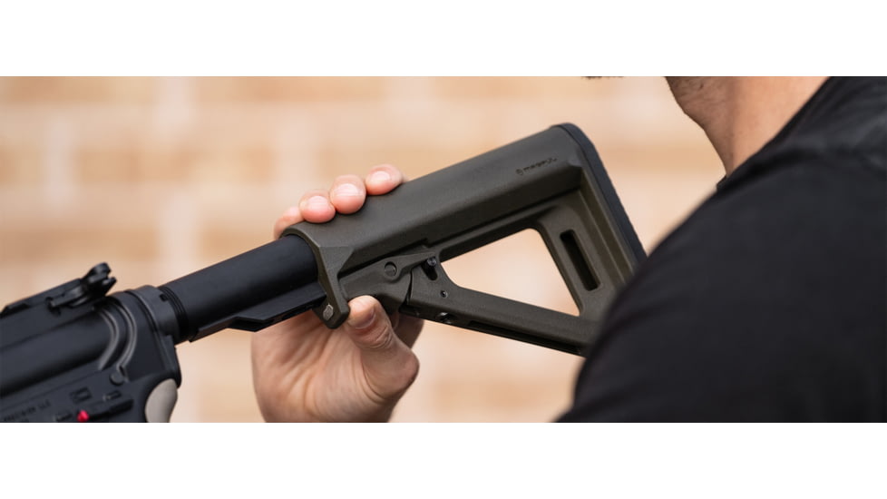 Magpul MOE RL Mil-Spec AR10/AR15/M4/M16/M110/SR25 Carbine Stock, OD Green, MAG1440ODG