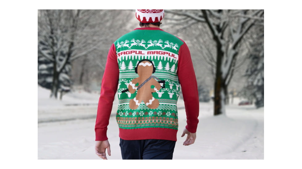 Magpul RAG1198975-S Ugly Christmas GingARbread Man Multi-Color, Cotton/Acrylic,