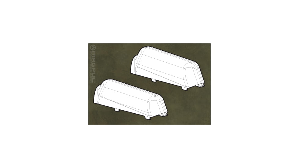 Magpul SGA Low Cheek Riser Orange MAG463ORG
