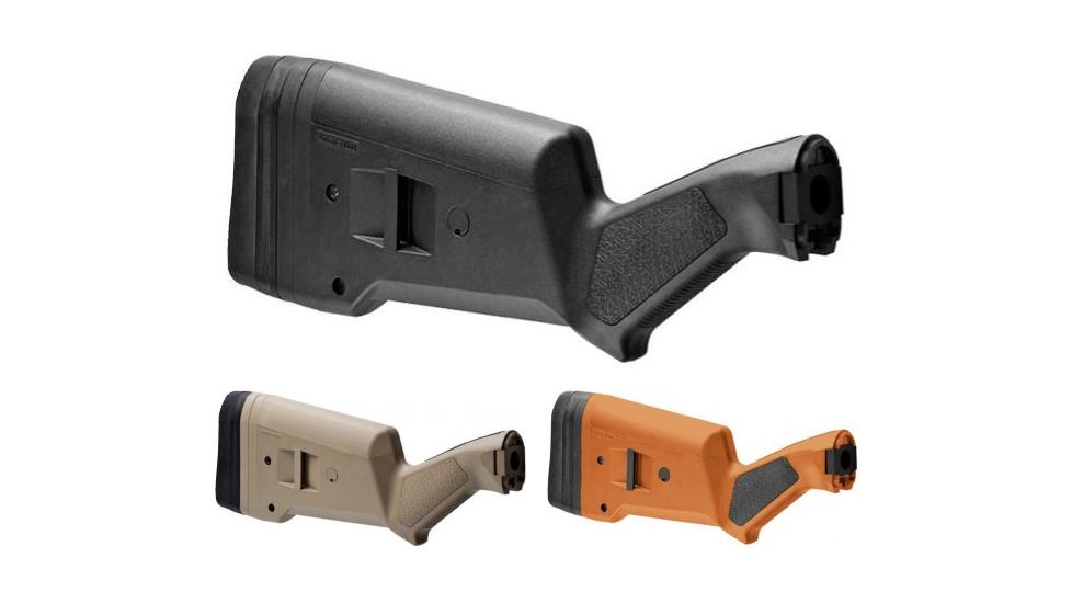 Magpul SGA Remington 870 Stock, Black, Flat Dark Earth, Orange