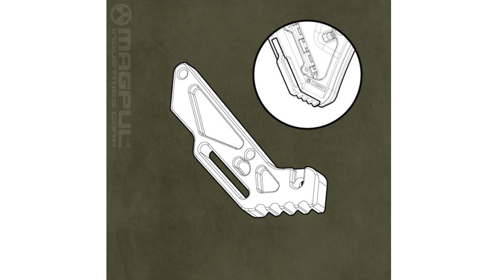 Magpul UBR Aluminum Strike Plate MPIMAG331
